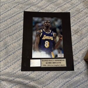 Lakers Basketball Commemorative Photo Display Kobe Bryant